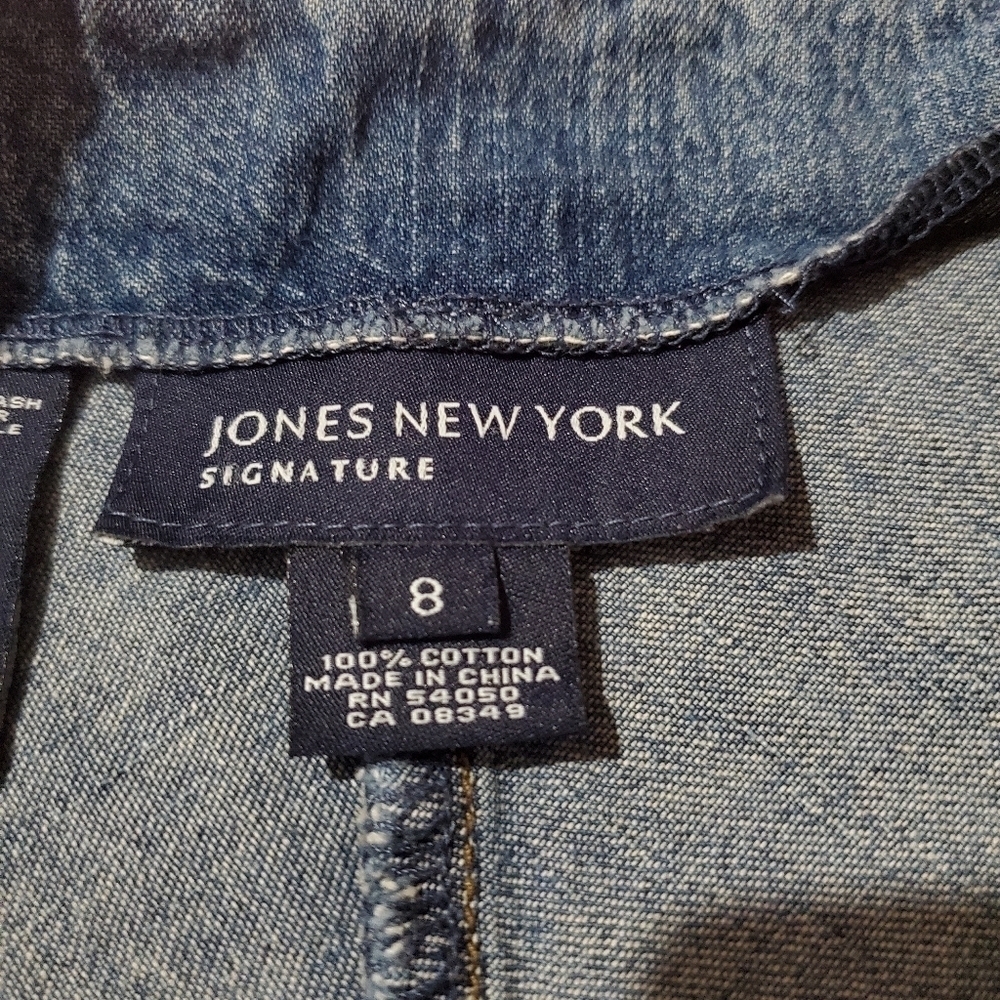 Vintage 1990s 90s Jeans Skirt Jones New York - Picture 3 of 5